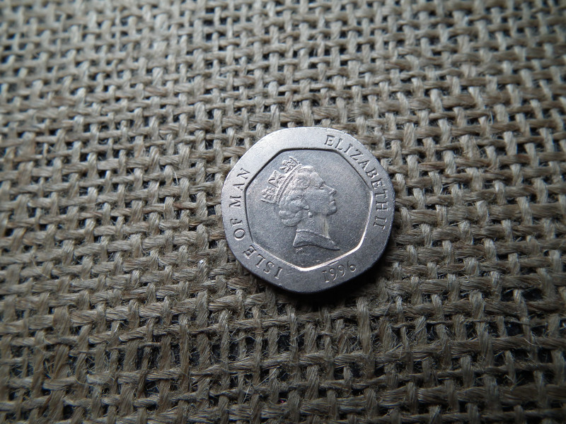 20 pence 1996 , 20 penny – Elizabeth II Versenyautók