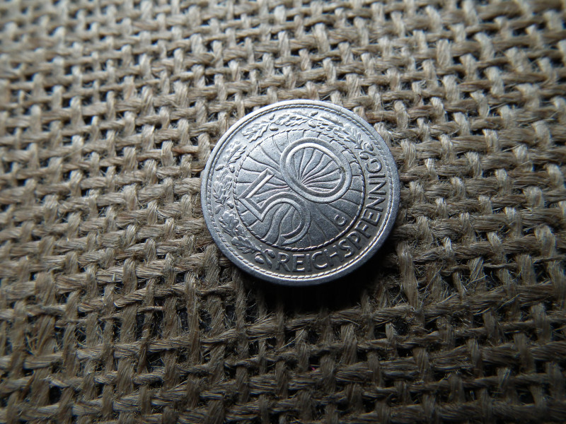 Birodalmi 50 pfennig 1938 G