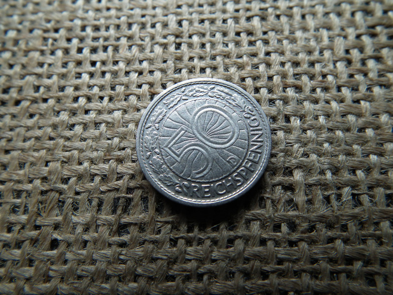 Birodalmi 50 pfennig 1928 D