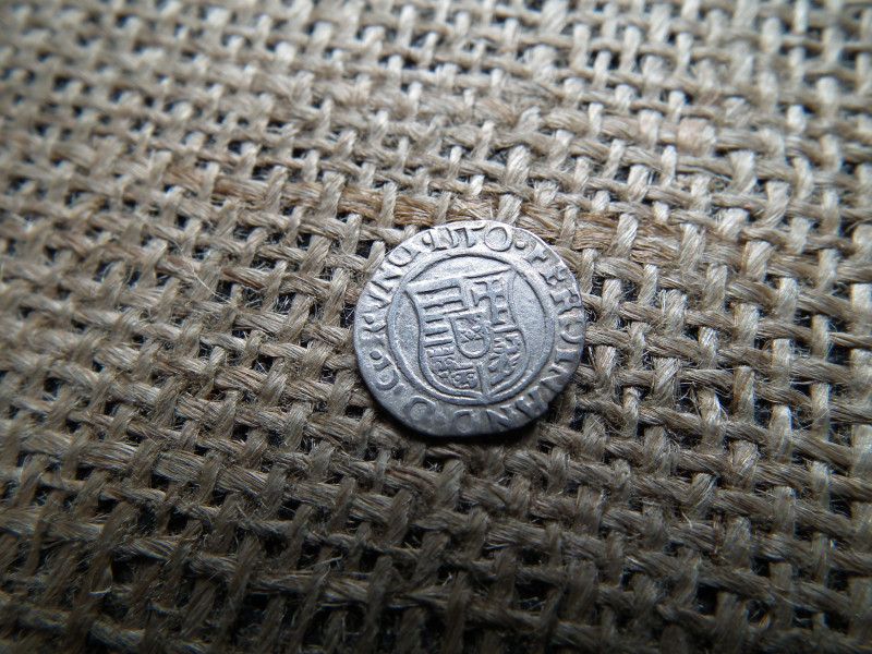 I. Ferdinánd ezüst dénár 1550 KB , Körmöcbánya , denár