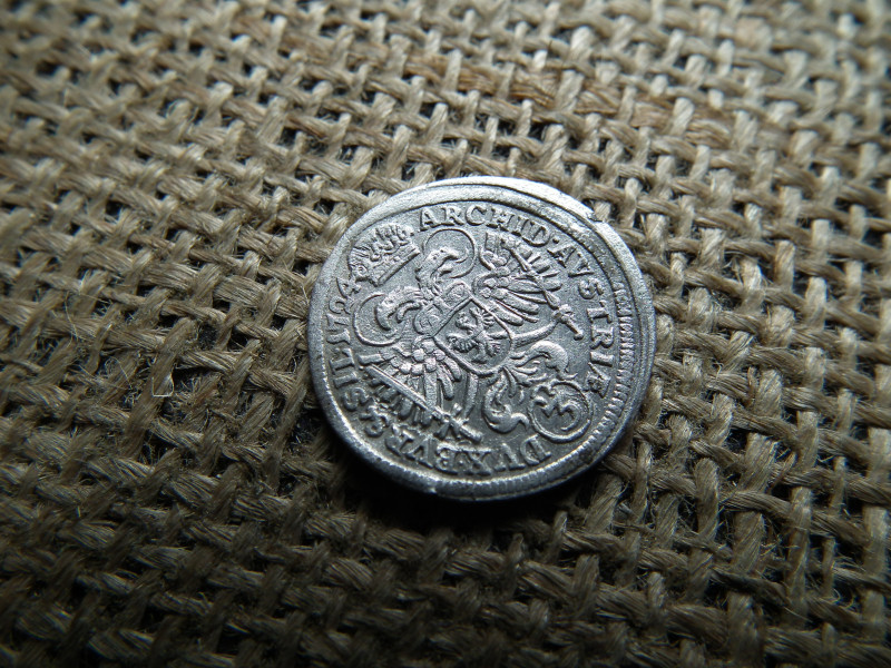 Károly , ezüst 3 krajcár , Karl VI. (1711-1740) 3 Kreuzer 1724 Breslau
