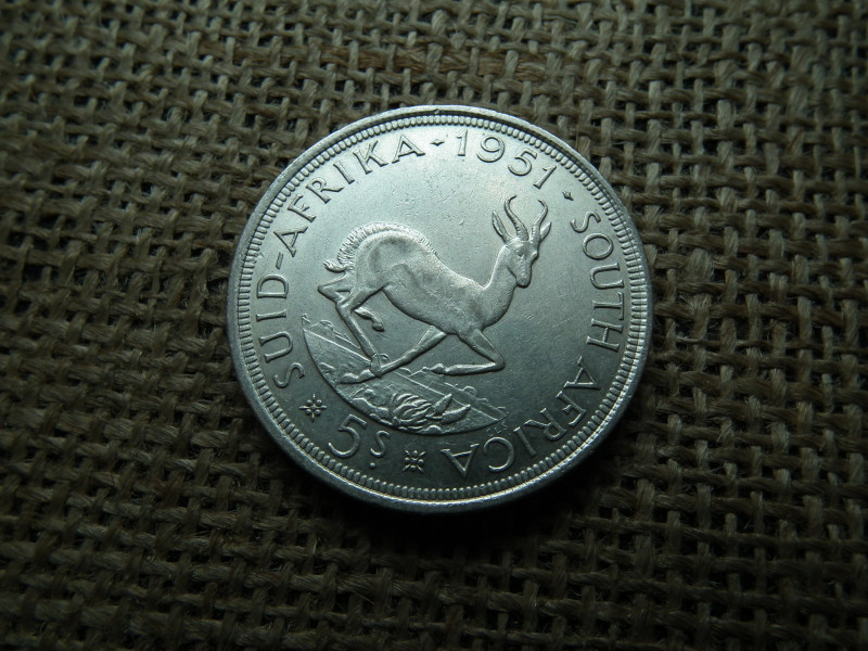 Dél Afrika 5 shilling 1951 - VI. György  , sillings 