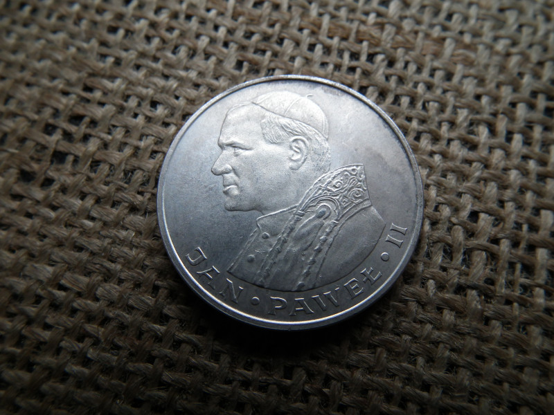 Lengyelország , ezüst  1000 zloty 1982  II. János Pál pápa