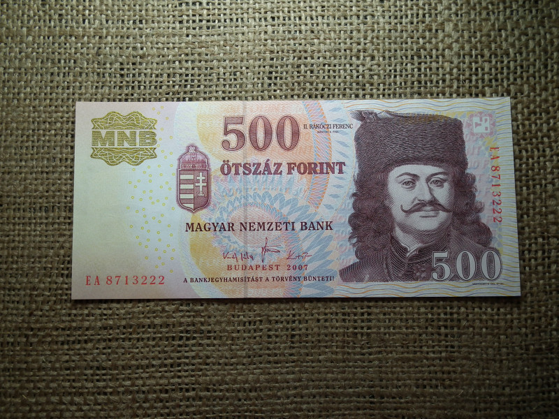 500 forint 2007 EA UNC