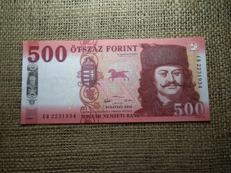 500 forint 2018 ED  UNC