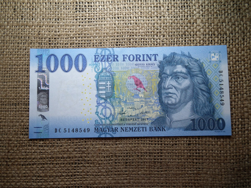 1000 Forint Bankjegy 2017 DC EF