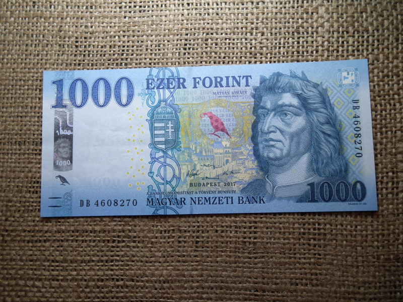 1000 Forint Bankjegy 2017 DB EF