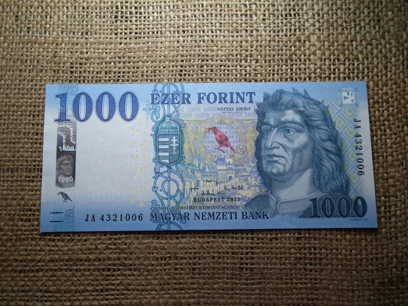 1000 Forint Bankjegy 2021 JA UNC