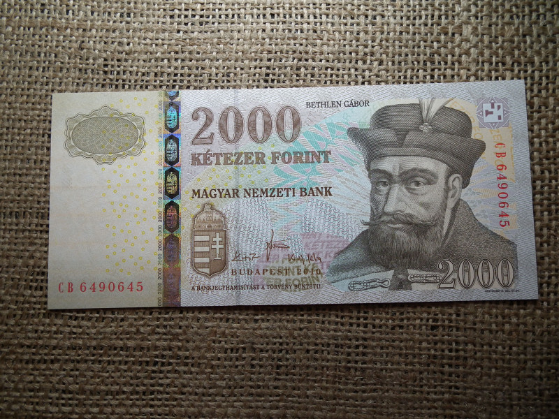 2000 Forint Bankjegy 2010 CB UNC