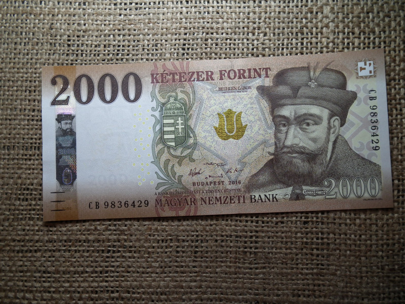 2000 Forint Bankjegy 2016 CB UNC