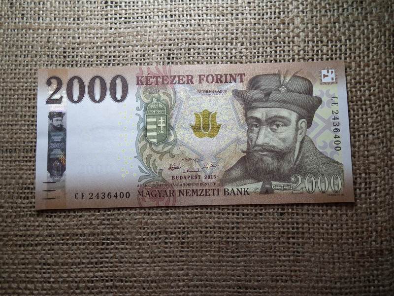 2000 Forint Bankjegy 2016 CE EF