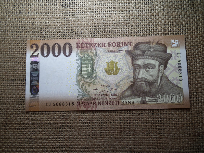 2000 Forint Bankjegy 2020 CJ UNC