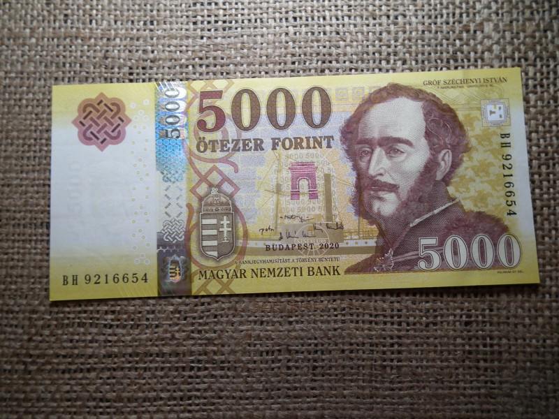 5000 Forint Bankjegy 2020 BH EF-VF
