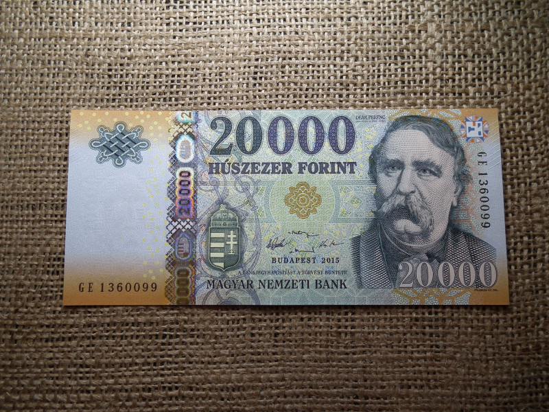 20000 forint 2015 GE UNC 