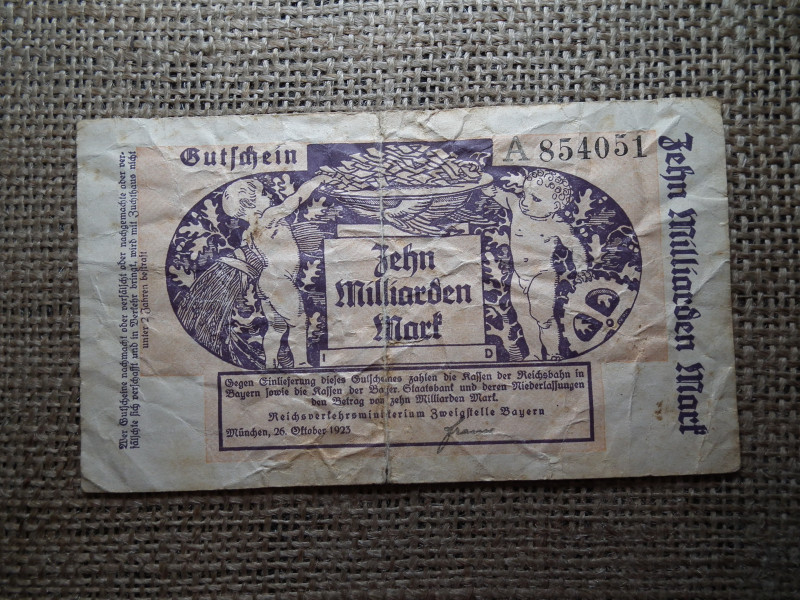 Németország 10 milliárd márka 1923 , mark 