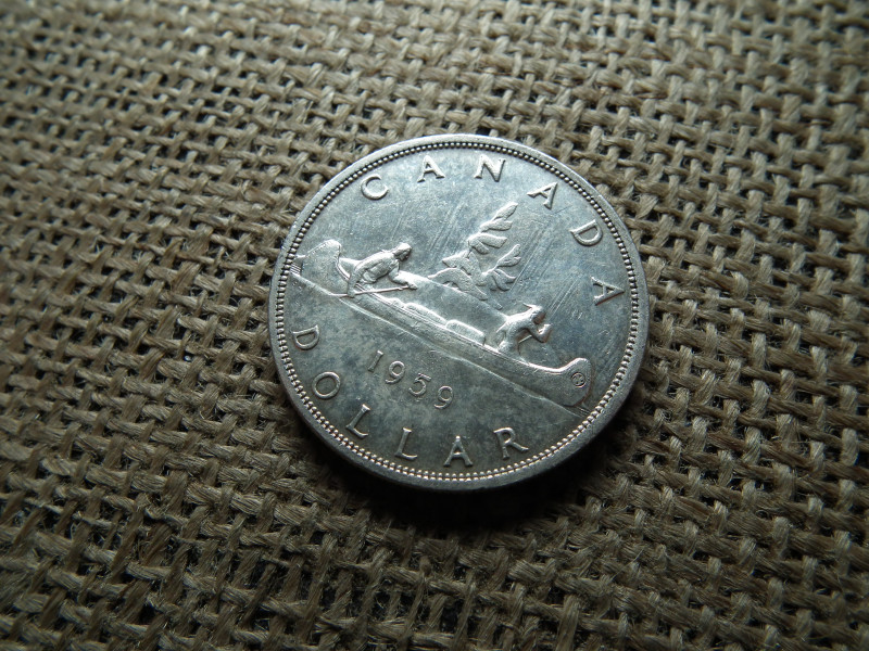 Kanada , ezüst 1 dollár 1959 , dollar 