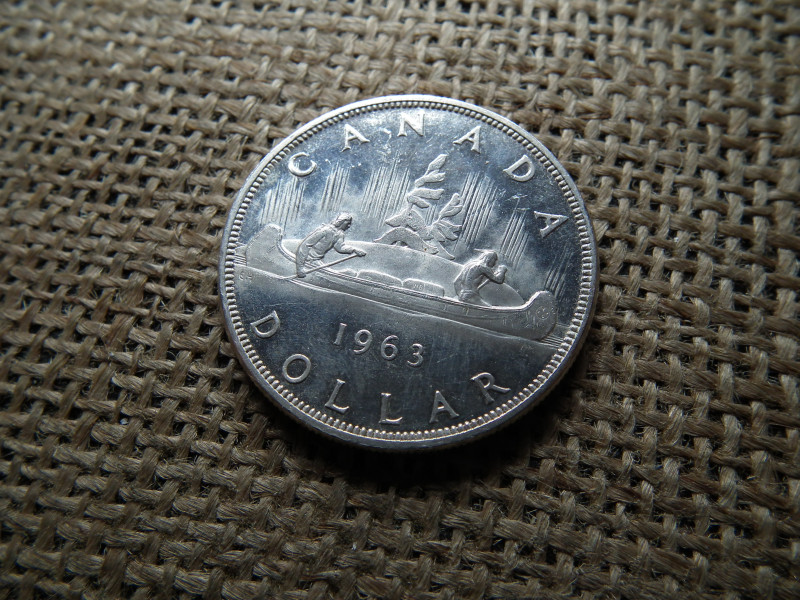 Kanada , ezüst 1 dollár 1963 , dollar 
