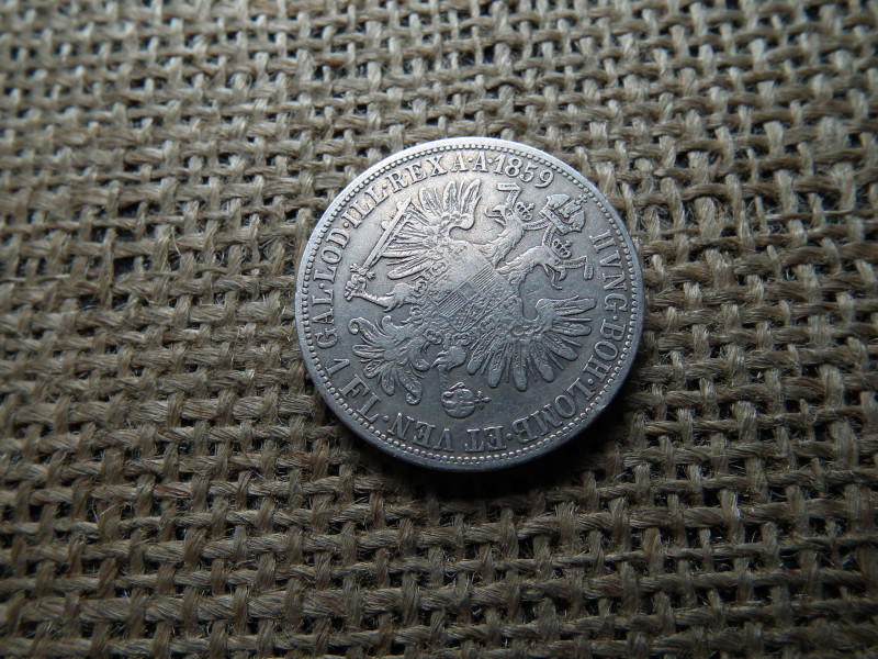 Ferenc József ezüst 1 florin 1859 A 