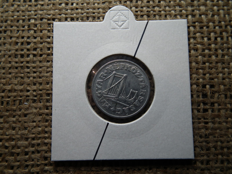 50 fillér 1989 , verdehibás , elfordult , ritka 