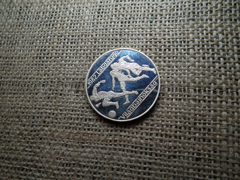 Ezüst 500 forint 1981 PP , foci VB