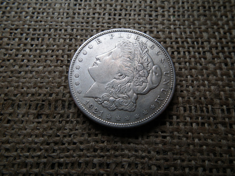 USA ezüst 1 dollár 1921 D , dollar 