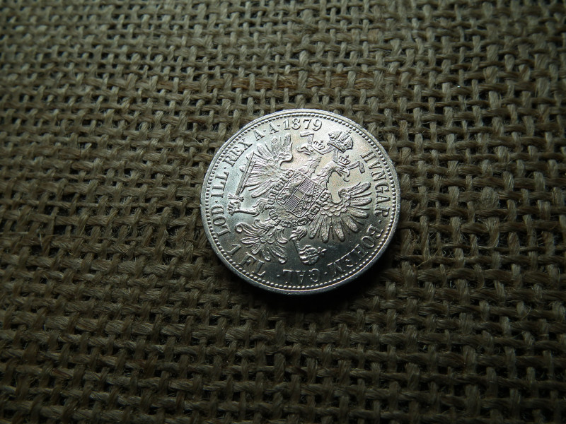 Ferenc József , ezüst 1 florin 1879