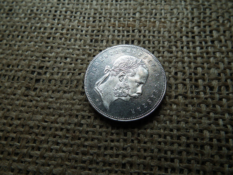 Ferenc József , ezüst 1 forint 1869 KB , Körmöcbánya 