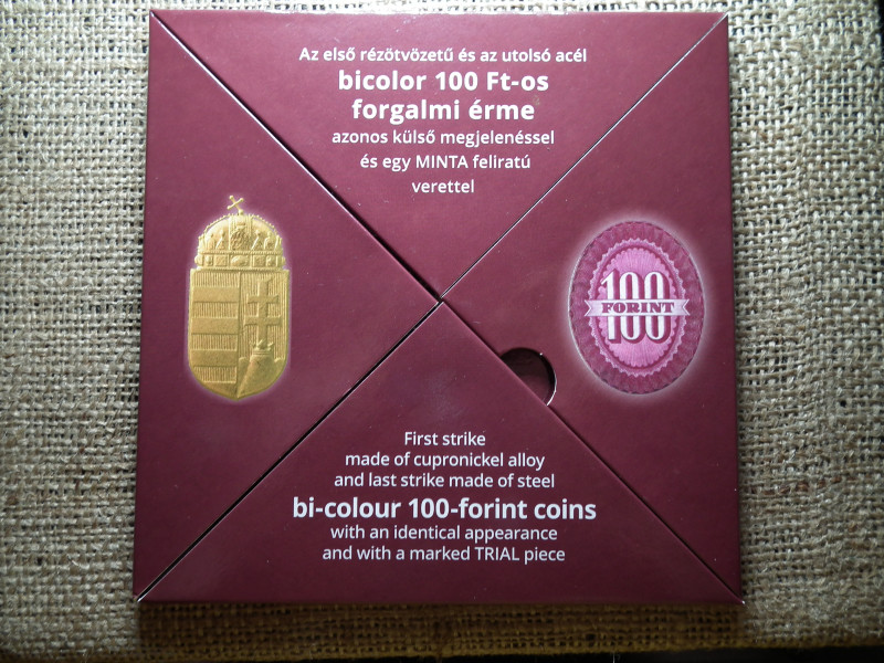 100 forint 2018 , 2019 MINTA szett  ! Minta 100 forint  2018 + 2019 pár ! 