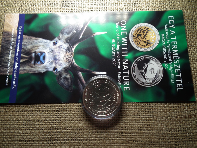 Vadászati Világkiállítás 2000 forint 2021  + prospektus