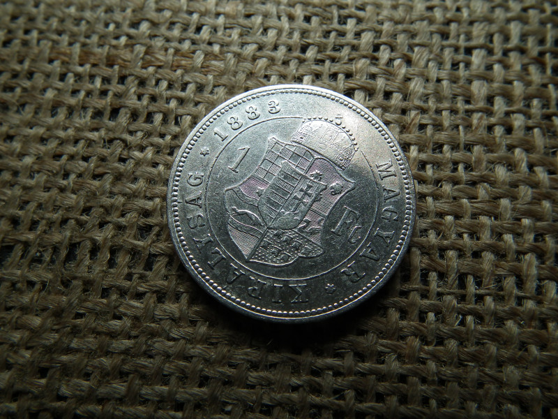 Ferenc József , ezüst 1 forint 1883 KB 