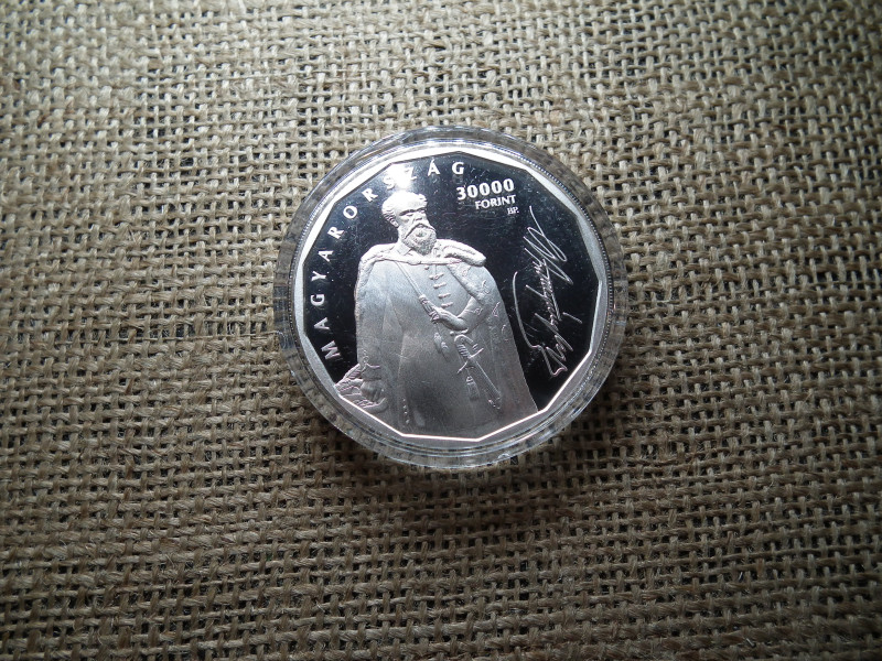 Ezüst 30000 forint 2024 PP , BATTHYÁNY LAJOS , bontatlan kapszula 