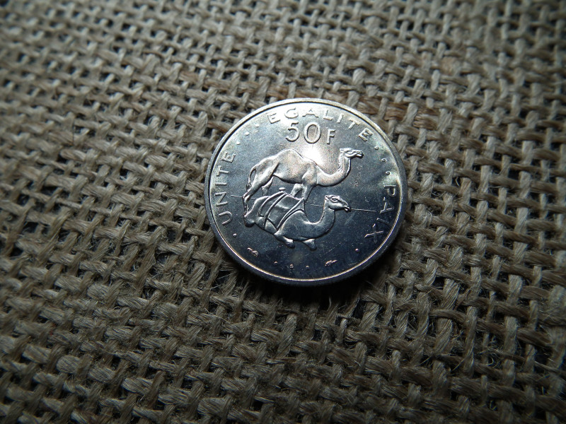 Dzsibuti 50 frank 1986 , francs , verdefényes  