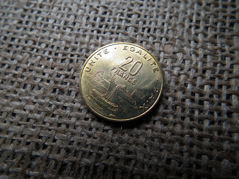 Dzsibuti 20 frank 1983 , francs , verdefényes  