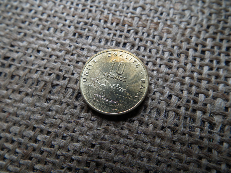 Dzsibuti 10 frank 1983 , francs , verdefényes  