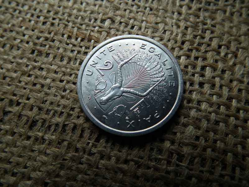 Dzsibuti 2 frank 1977 , francs , verdefényes  
