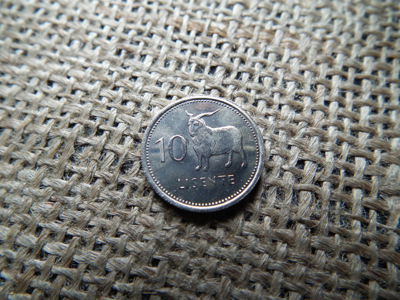 Lesotho 10 Lisente 1979 , verdefényes 