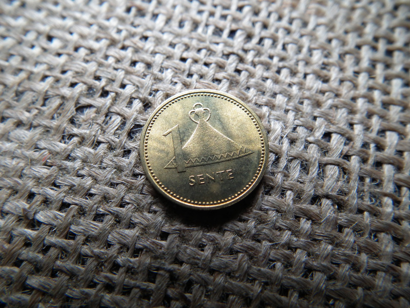 Lesotho 1 sente 1979  , verdefényes 