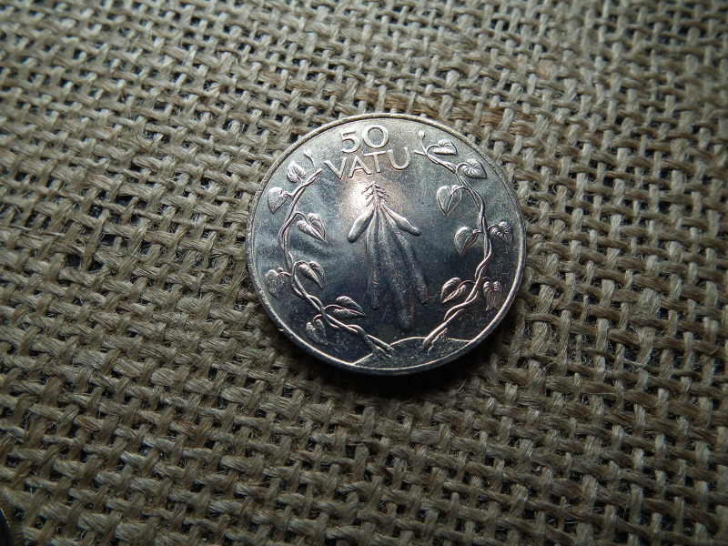 Vanuatu 50 vatu 1983 , verdefényes 
