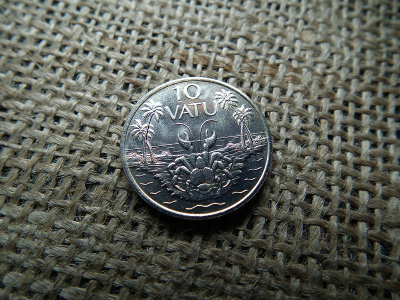 Vanuatu 10 vatu 1983 , verdefényes 