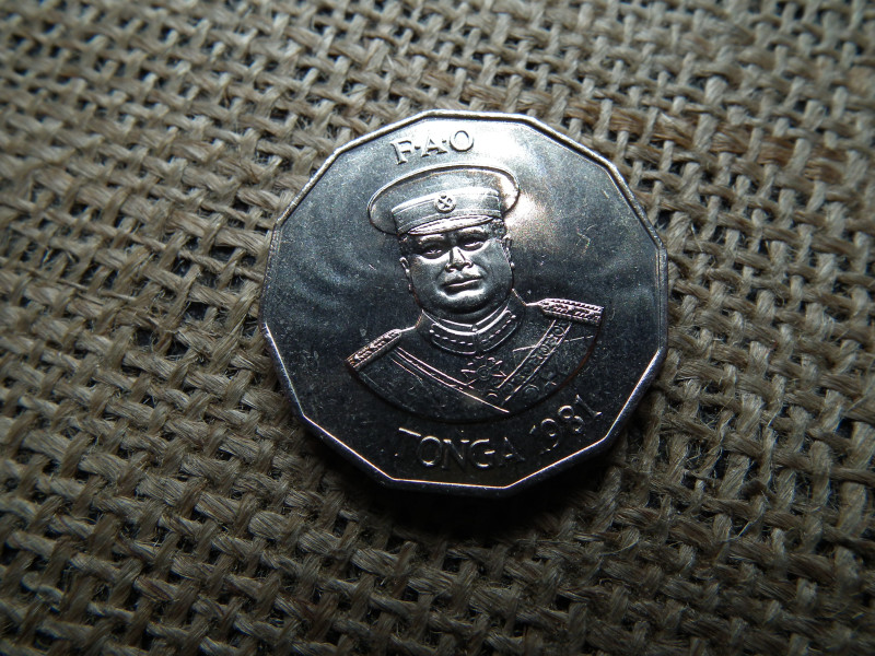 Tonga 50 Seniti 1981 – Taufa'ahau Tupou IV , FAO
