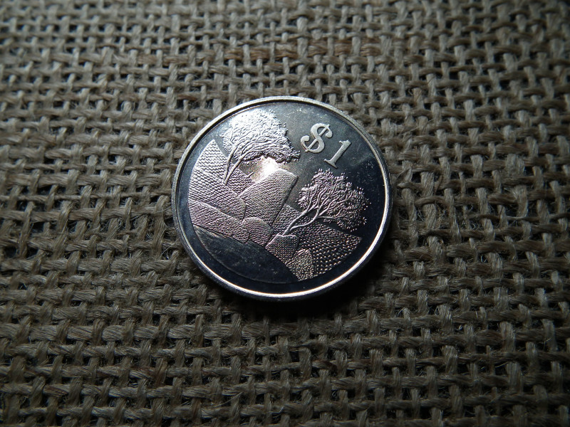 Zimbabwe 1 dollár 1980 , dollar , verdefényes 