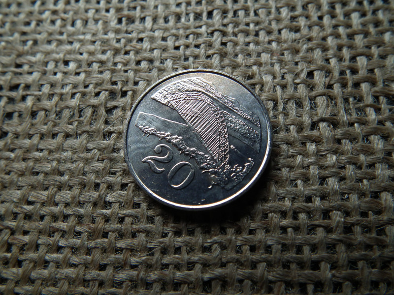 Zimbabwe 20 cent 1983 , cents , verdefényes 