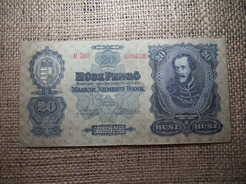 20 pengő 1930 , szép 