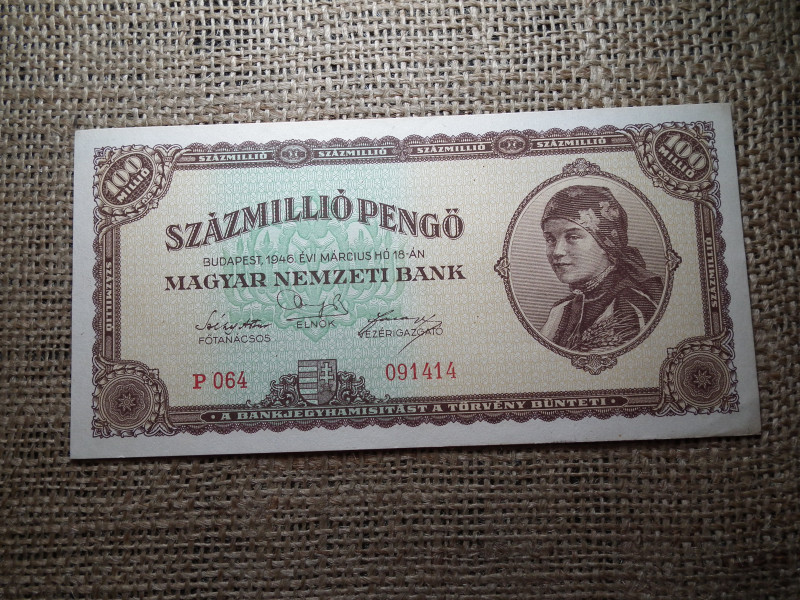 Százmillió pengő 1946 