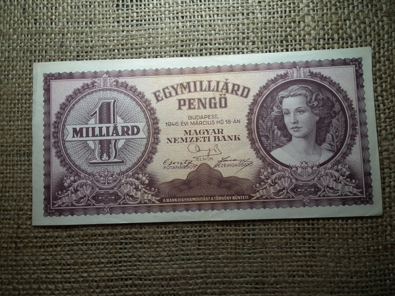 Egymilliárd pengő 1946 