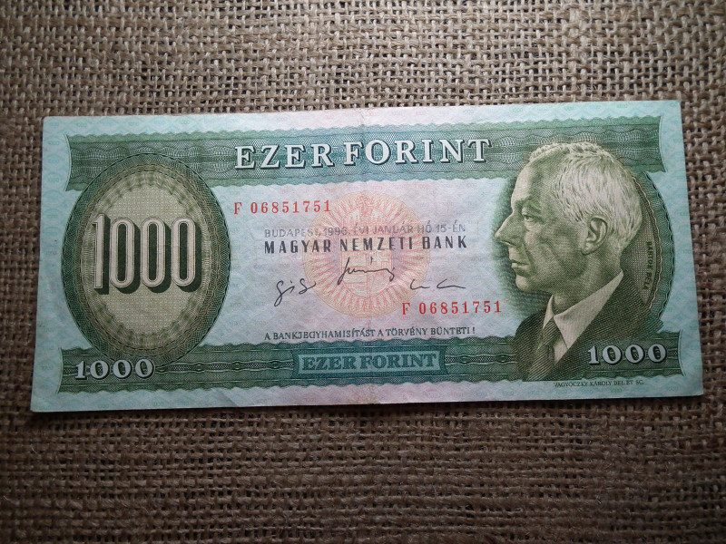 1000 forint 1996 F