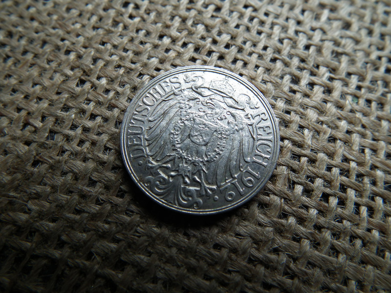 Birodalmi 25 pfennig 1912 D