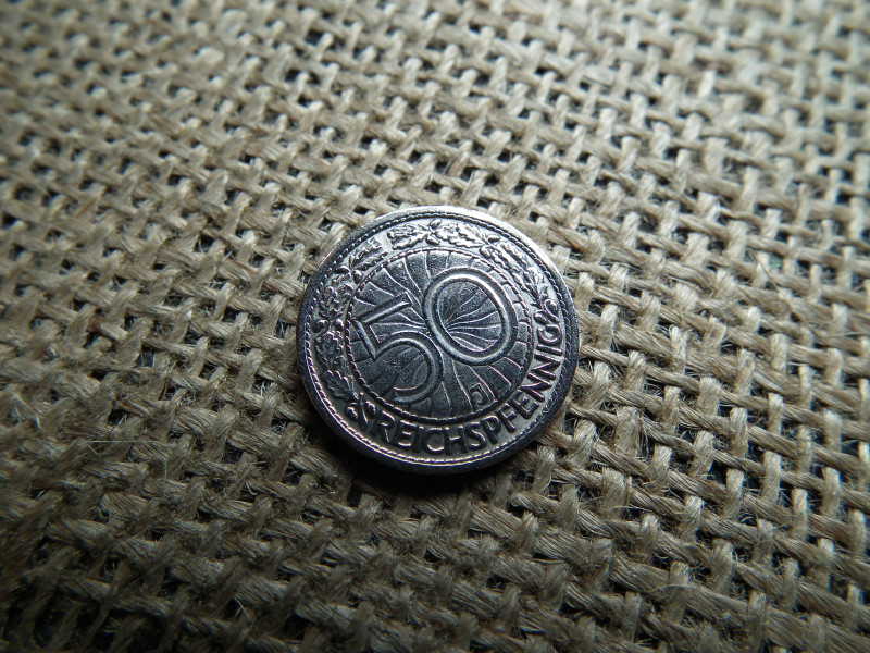 Birodalmi 50 pfennig 1927 J 