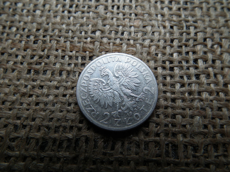 Lengyelország , ezüst  2 zloty 1934 , Zlotys Polonia 