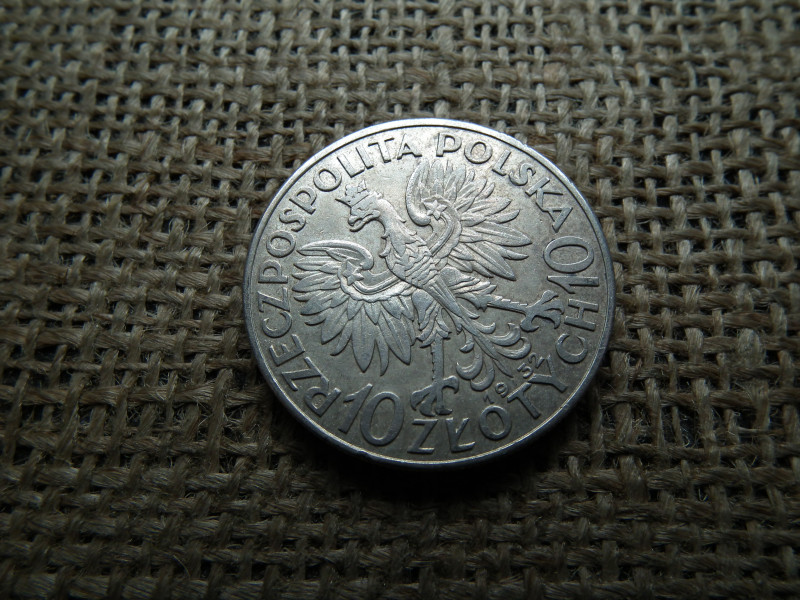 Lengyelország , ezüst  10 zloty 1932 , Zlotys Polonia 